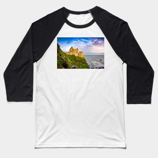 Dunluce Castle Baseball T-Shirt